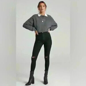 BELLA SKINNY JEANS IN BLACK DENIM